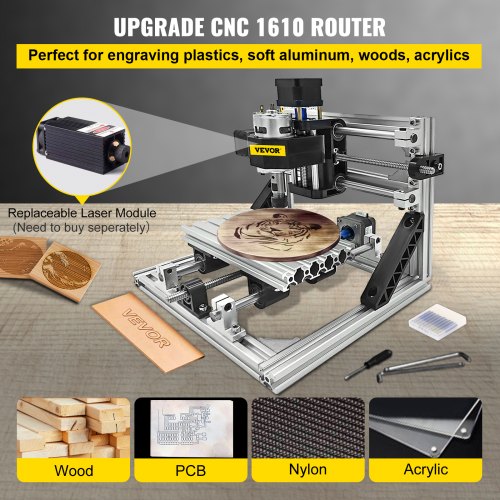 DIY CNC-machinekit 1610 GRBL-besturingsgraveermachine 3-assige freesmachine voor hout PVB-PCB