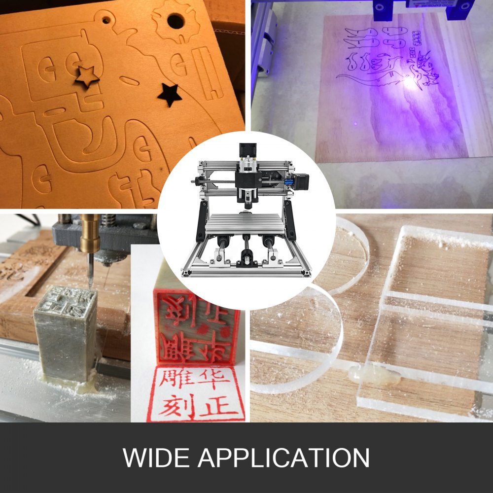 DIY CNC Machine Kit 2418 + 2500 MW GRBL Controle Graveermachine 3 Axis Freesmachine voor Hout PVB PCB