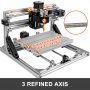2418 CNC-freesmachine 3-assige graveermachine met offline controller voor kunststof acryl PVC-hout