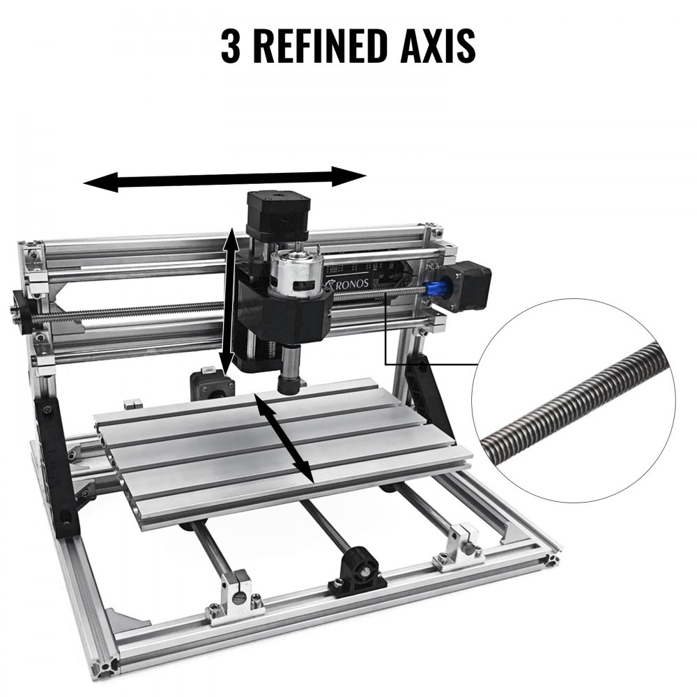 DIY CNC Machine Kit 3018 + 2500 MW Laser en GRBL Graveermachine 3 Axis Freesmachine voor Hout PVB PCB