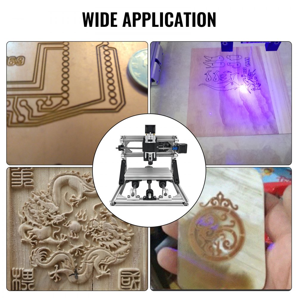 DIY CNC Machine Kit 3018 + 2500 MW Laser en GRBL Graveermachine 3 Axis Freesmachine voor Hout PVB PCB