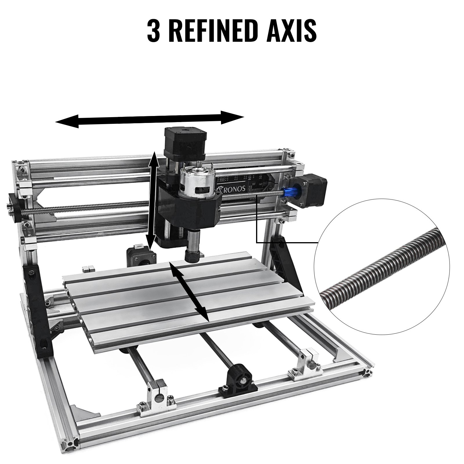 DIY CNC Machine Kit 3018 + 2500 MW Laser en GRBL Graveermachine 3 Axis Freesmachine voor Hout PVB PCB