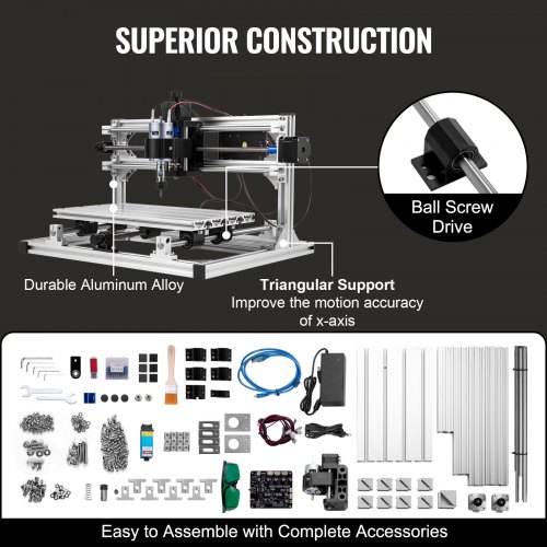 DIY CNC Machine Kit 3018 + 500mw GRBL Controle Graveermachine 3 Axis Freesmachine voor Hout PVB PCB