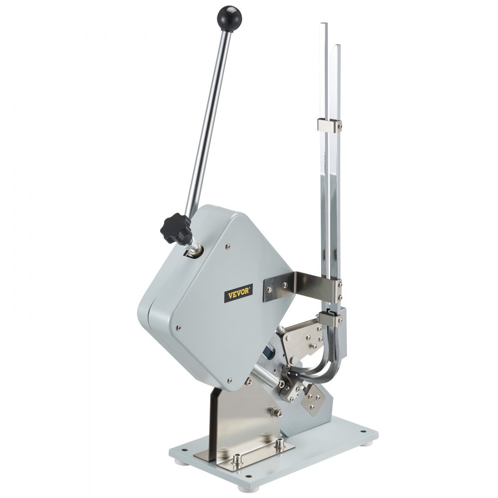 VEVOR Hoogwaardige handmatige U-vormige worstknipmachine met een doos clips (5000 stuks), robuuste broodsnijder van A304 fijn staal, opvouwbare allessnijder, 37 x 19 x 57 cm