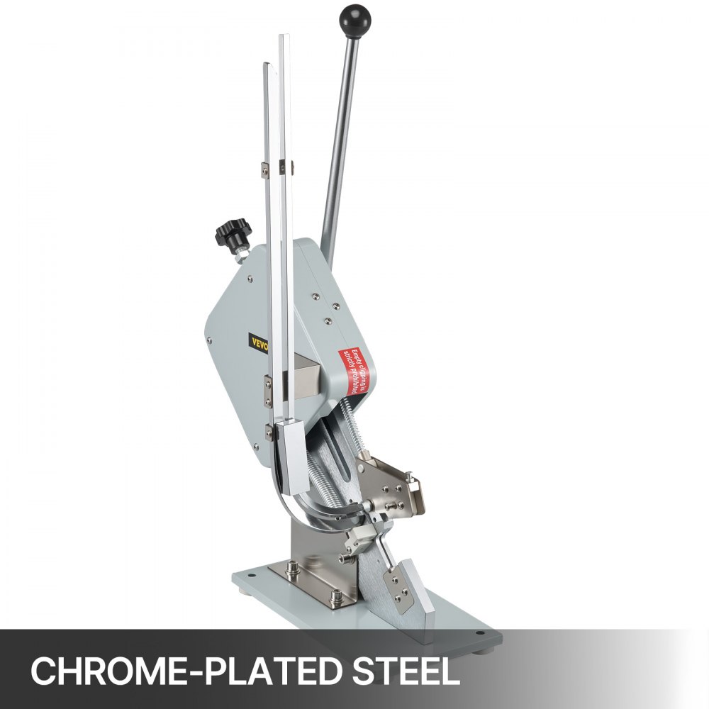 VEVOR Hoogwaardige handmatige U-vormige worstknipmachine met een doos clips (5000 stuks), robuuste broodsnijder van A304 fijn staal, opvouwbare allessnijder, 37 x 19 x 57 cm