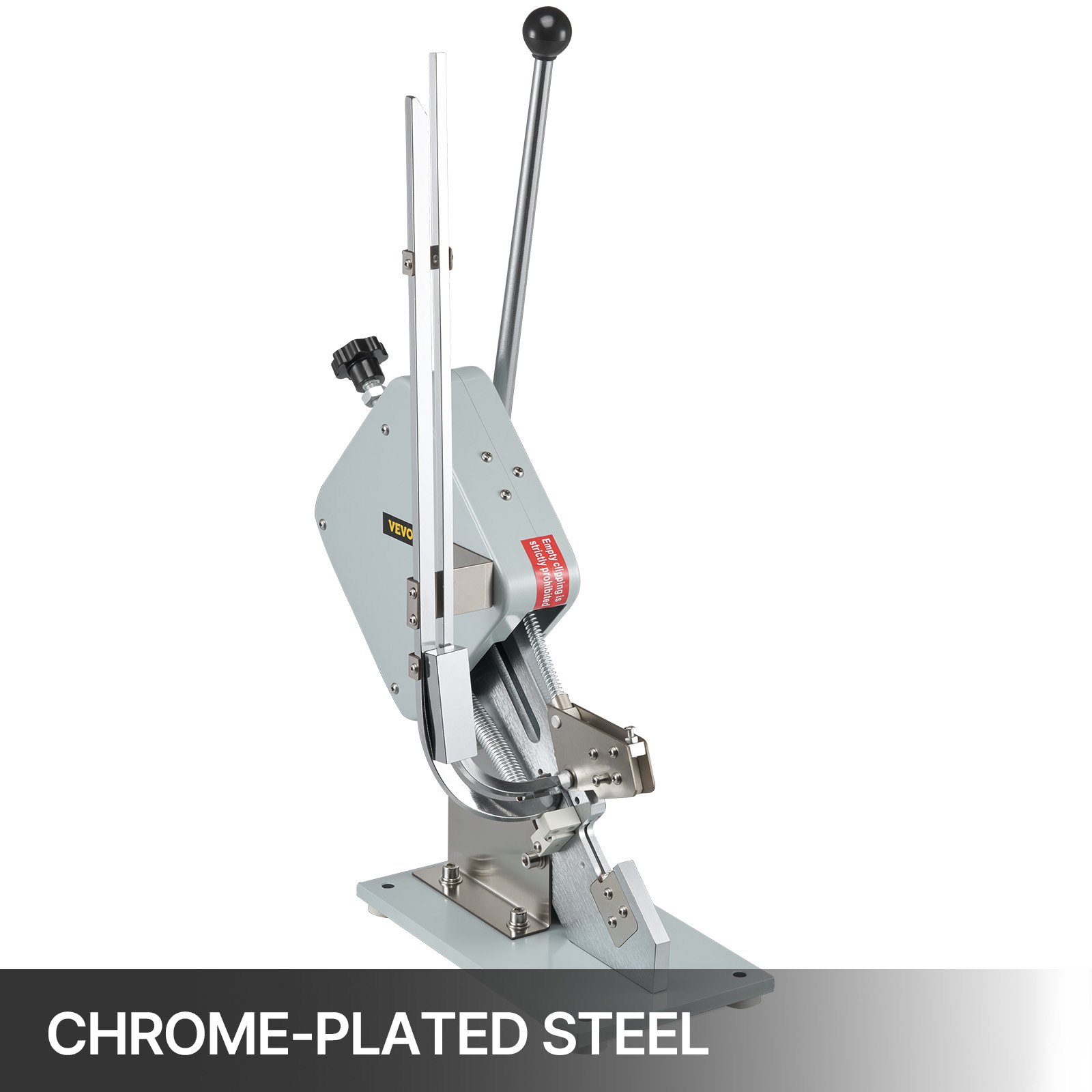 VEVOR Hoogwaardige handmatige U-vormige worstknipmachine met een doos clips (5000 stuks), robuuste broodsnijder van A304 fijn staal, opvouwbare allessnijder, 37 x 19 x 57 cm