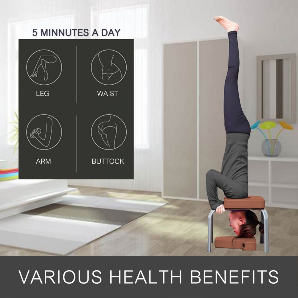 Hoofdstand Kruk Yoga Helpt Training Stoel Yoga Stoel Multifunctionele Sport Oefenbank Fitnessapparatuur