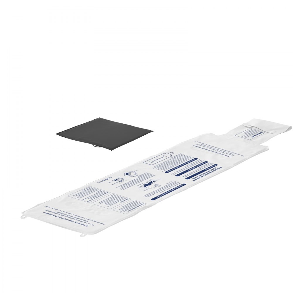 VEVOR Alarm Voetmat Sensormat, Sensorpad voor Bedden & Stoelen met Oproepknop & Pager, Veiligheidsalarmen en Valpreventie voor Senioren, Dementiepatiënten & Volwassenen, 900x254 mm