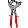 VEVOR kabelschaar ratel buiskabelschoentang 400 mm² krimptang kabelschoenen, 280 mm ratelkabelschaar 280 x 143 x 35 mm rateldraadknipper handmatig draagbaar, met handschoenen koper, aluminium
