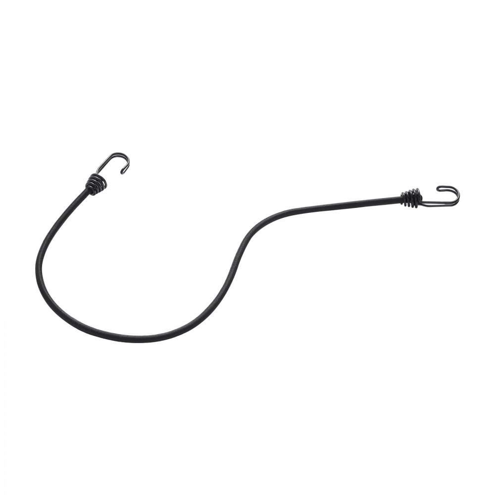 VEVOR 12-delige bungee-koordset met A3 stalen haken, 81,3 cm zware spanbanden, 8 mm elastische bungee-koordset voor kamperen, zeilen, motorfiets, vrachtwagen en tent, zwart