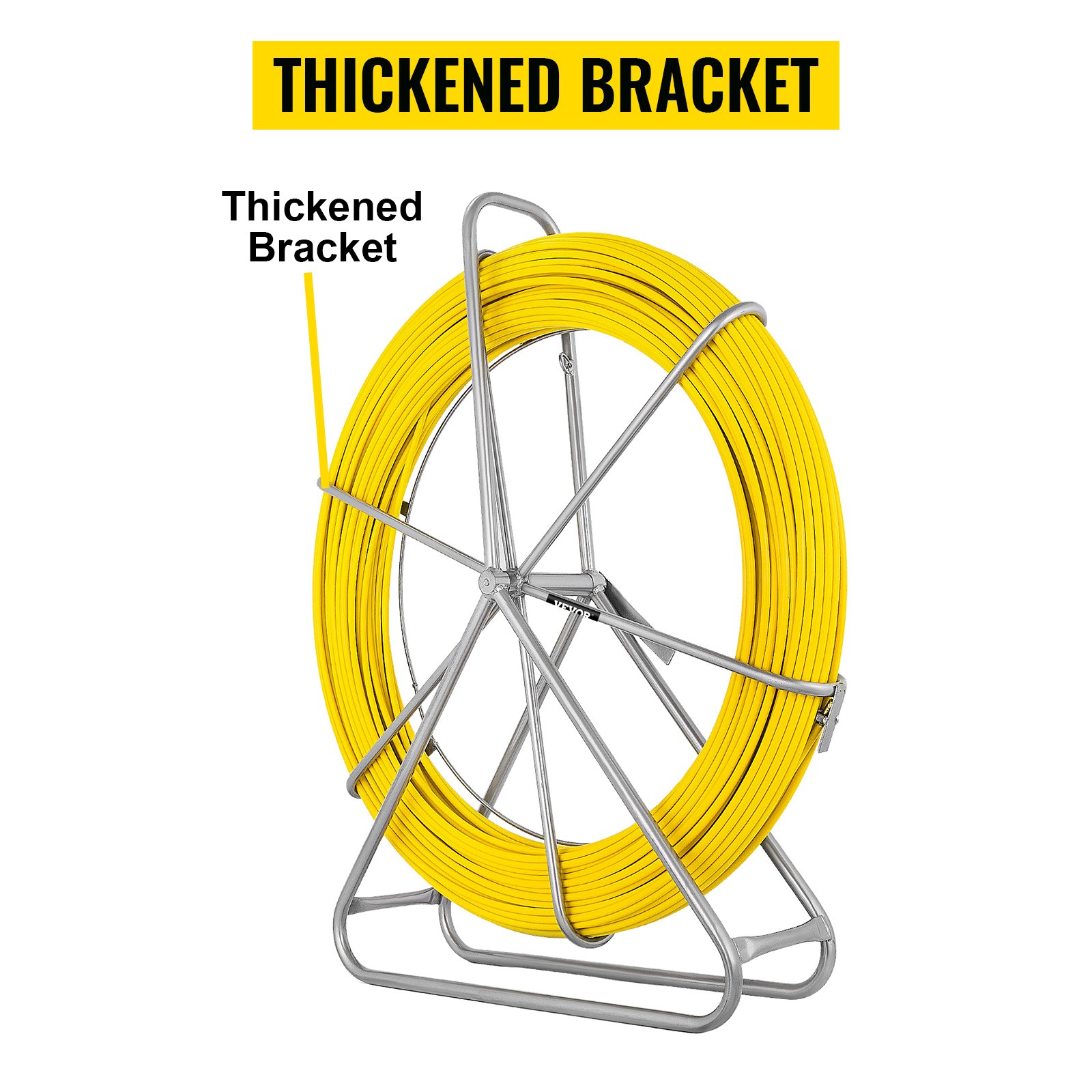 VEVOR 8MM*150M Glasvezel Draadkabel Lopende Hengel Vis Tape Trekker Lokale Fishtape Reel