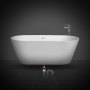 VEVOR PVC Freestanding Tub Drain Kit, 2 Brass Tail Pipes, Bathtub Drain Rough-in Kit, with PVC Adapter of Tailpiece, Compatible with Freestanding Bathtubs, Floor Mounted Bathtubs and Island Bathtubs