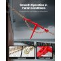 VEVOR Ratelspanner met sjorkettingen G80 10 mm x 3 m, set van 8, spankracht 4173 kg, kettingbinders met 2 haken, transportkettingbevestigingen, voor ladingzekering, transport, platte opleggers