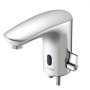 VEVOR Touchless Bathroom Sink Faucet, Automatic Motion Sensor Restroom Toilet Faucet, Hands-Free Adjustable Cold Hot Single Handle Water Mixer Battery Operated for 9.5 mm Pipe,Chrome Plated Silver