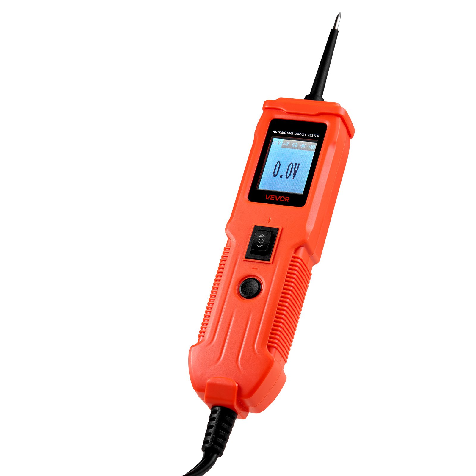 VEVOR Automotive Circuit Tester 8-35 DCV met circuitprobe, TFT-kleurendisplay en verlichting, circuittester met 6 m verlengkabel en draagtas