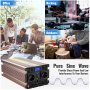 Vevor Pure Sinusomvormer Omvormer Auto-omvormer Repu2500 2500 W Dc 12 V 0,4 A