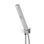 VEVOR Shower Faucet Set, 12 Inch Thermostatic Ceiling Mount Rainfall Shower System with 6 Inch Wall Mount Head and 2 in 1 Handheld Spray, 3-Function Dual Rain Head Brass Valve and Trim Kit, Chrome