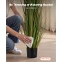 VEVOR Kunstgras Plant, 2-Pack 1499mm Paardenstaart Rietgras in Pot, Premium PVC Kunstplant, Groene Planten, Struiken voor Huis, Tuin, Kantoor, Kamerdecoratie, Housewarming Party, Groen