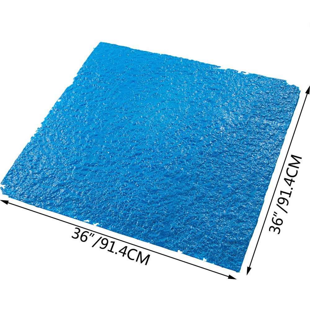 Vevor Textuur Stempel Mat Bestrating Schimmel Polyurethaan Blauw 91,4 X 91,4 Cm