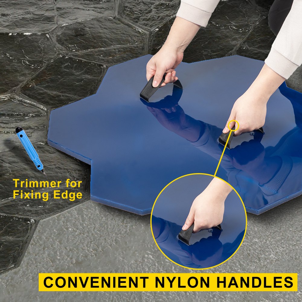 Vevor Textuur Stempel Mat Bestrating Schimmel Steen Decoratieve Beton 74 X 74 Cm