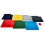 VEVOR Concrete Stamps Mat, 24 x 24 in, 7 pcsConcrete Texturing Skin Polyurethane Stamp Stone Tile Texture Mat, Slate floor Imprint Seamless Stamp Concrete Molds for Outdoor Decorative, Muti-color