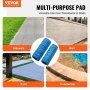 VEVOR Concrete Stamps 8-1/2 x 3 in & 7-1/2 x 2 in Polyurethane Stamp Roller Mat