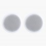 VEVOR In Ceiling Speakers, 8", In-Ceiling & In-Wall Speaker System, Hi-Fi Sound, 150W Peak, 2-Way Flush Mount Speakers, for Damp Humid Placement, Home Theater, Living Room, or Covered Patio, 1 Pair