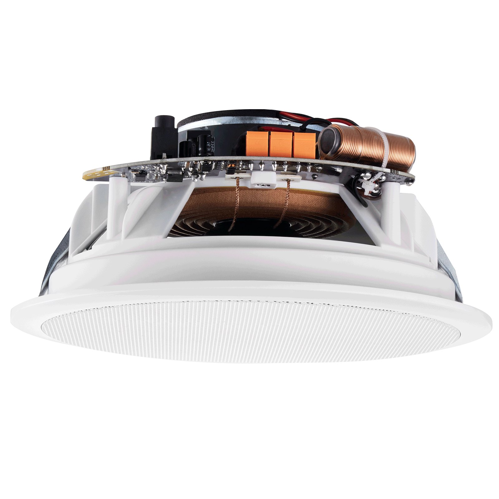 VEVOR 6,5-inch Bluetooth-plafondluidspreker, 150W plafond- en wandluidsprekersysteem met 8Ω impedantie en 89dB gevoeligheid, voor keuken, woonkamer, slaapkamer of overdekte veranda, enkel