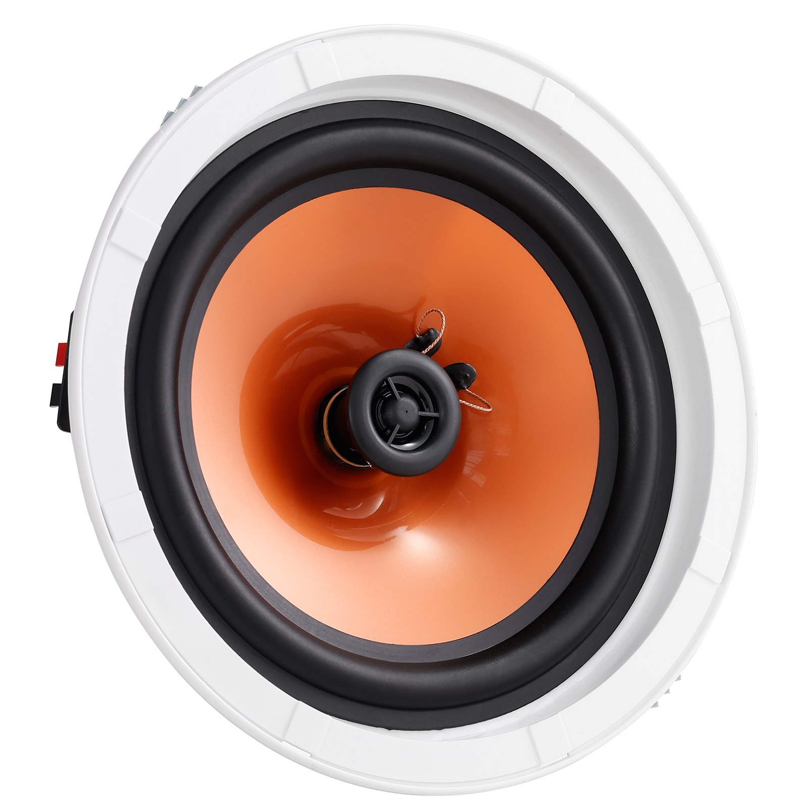 VEVOR 4 PCs 8 Inch in Ceiling Speakers, 100-Watts, Flush Mount Ceiling & in-Wall Speakers System with 8ΩImpedance 89dB Sensitivity, for Home Kitchen Living Room Bedroom or Covered Outdoor Porches