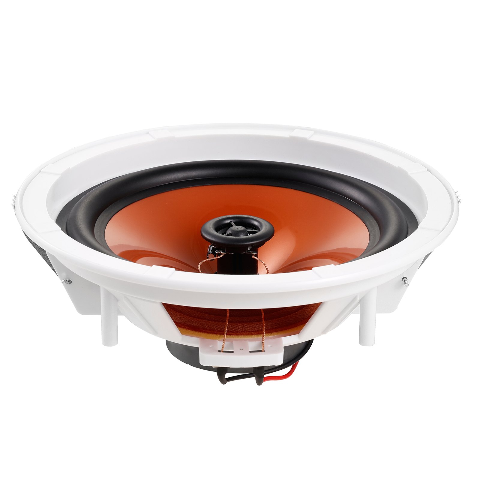 VEVOR 4 PCs 8 Inch in Ceiling Speakers, 100-Watts, Flush Mount Ceiling & in-Wall Speakers System with 8ΩImpedance 89dB Sensitivity, for Home Kitchen Living Room Bedroom or Covered Outdoor Porches