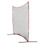 VEVOR Barricade Backstop Net, Balsport Barrier Net, 507 x 140 x 312 cm Draagbare Trainingsuitrusting met Draagtas, Beschermend Scherm voor Honkbal, Softbal, Voetbal Training voor de Achtertuin