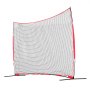 VEVOR Barricade Backstop Net, Balsport Barrier Net, 507 x 140 x 312 cm Draagbare Trainingsuitrusting met Draagtas, Beschermend Scherm voor Honkbal, Softbal, Voetbal Training voor de Achtertuin