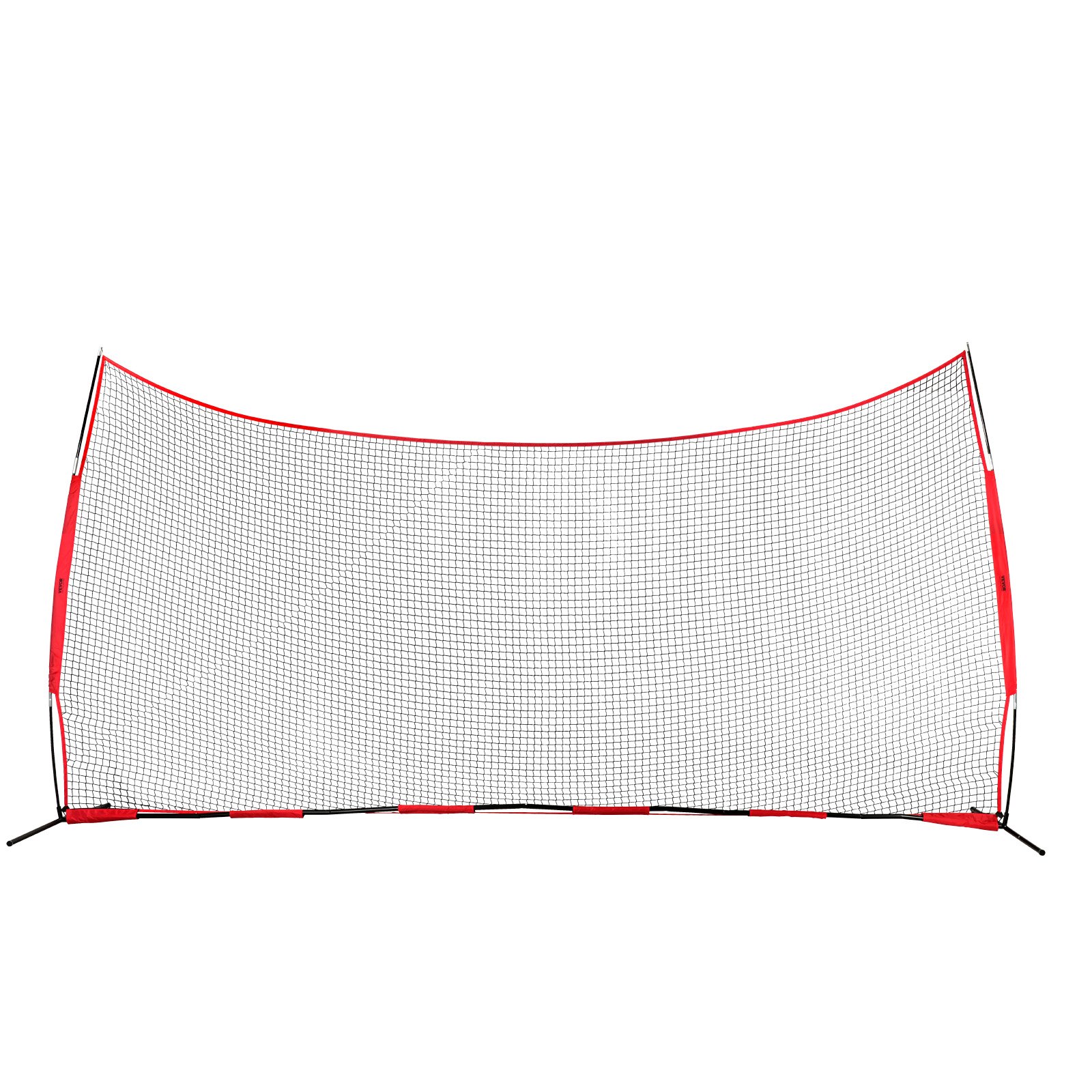 VEVOR Backstop Net, 620 x 140 cm Balsporten Barrièrenet, Trainingsuitrusting met Draagtas, Beschermend Scherm voor Honkbal, Softbal, Lacrosse, Voetbal en Hockey Training, voor de Tuin