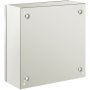 VEVOR schakelkast NEMA industriële behuizing 40x40x15cm NEMA 4X stalen verdeelkast IP66 waterdicht en stofdicht elektrische aansluitdoos voor buiten/binnen met montageplaat