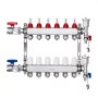 VEVOR 6-Branch Radiant Heat Manifold 1/2" PEX Tubing Floor Heating Manifold Set