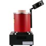 VEVOR Goudsmeltoven 1350 W 1150 ℃ Max. Temperatuur, Digitale Elektrische Smeltoven 3 kg Keramische Smeltkroes met Ingotsmatrijs & Handschoenen, voor de Verwerking van Goud, Zilver, Koper, Aluminium, Rood