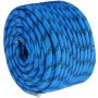 VEVOR 12,7 mm statisch klimtouw, 60,9 m (200 ft) buitenklimtouw, 30 kN breeksterkte, vezeltouw voor ontsnapping, abseilen en brandbestrijding, blauw