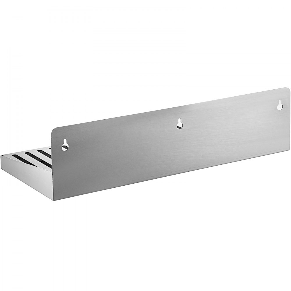 Vevor Drip Tray Bier Lekbak 35 Cm Zilver Wall Mount Druppellade Kegerator
