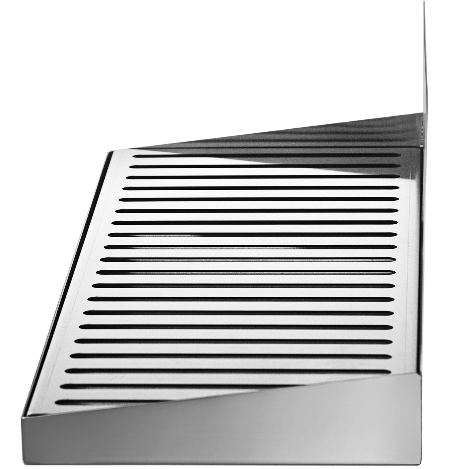 Vevor Drip Tray Bier Lekbak 35 Cm Zilver Wall Mount Druppellade Kegerator