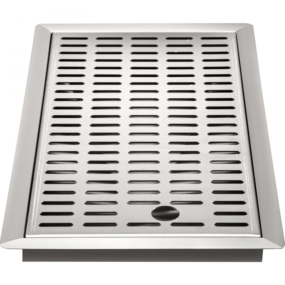 Vevor Druppelvanger Roestvrij Staal Drip Tray Bar Met Drain 480x313x27 Mm