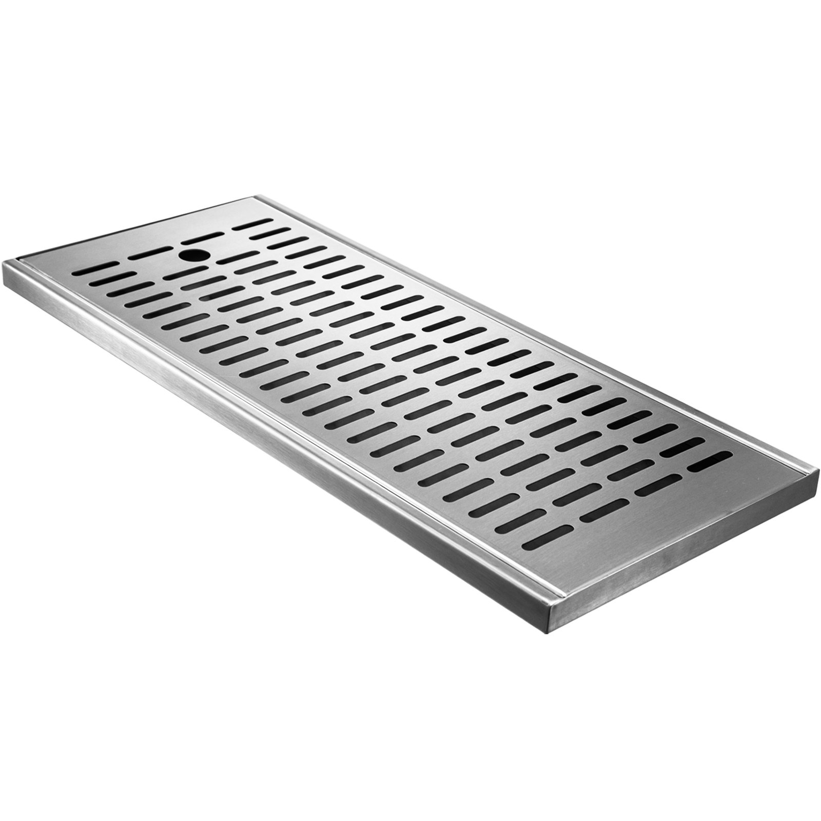 Vevor Drip Tray Bier Lekbak Roestvrij Staal 700x300 Mm 1xafneembaar Rooster