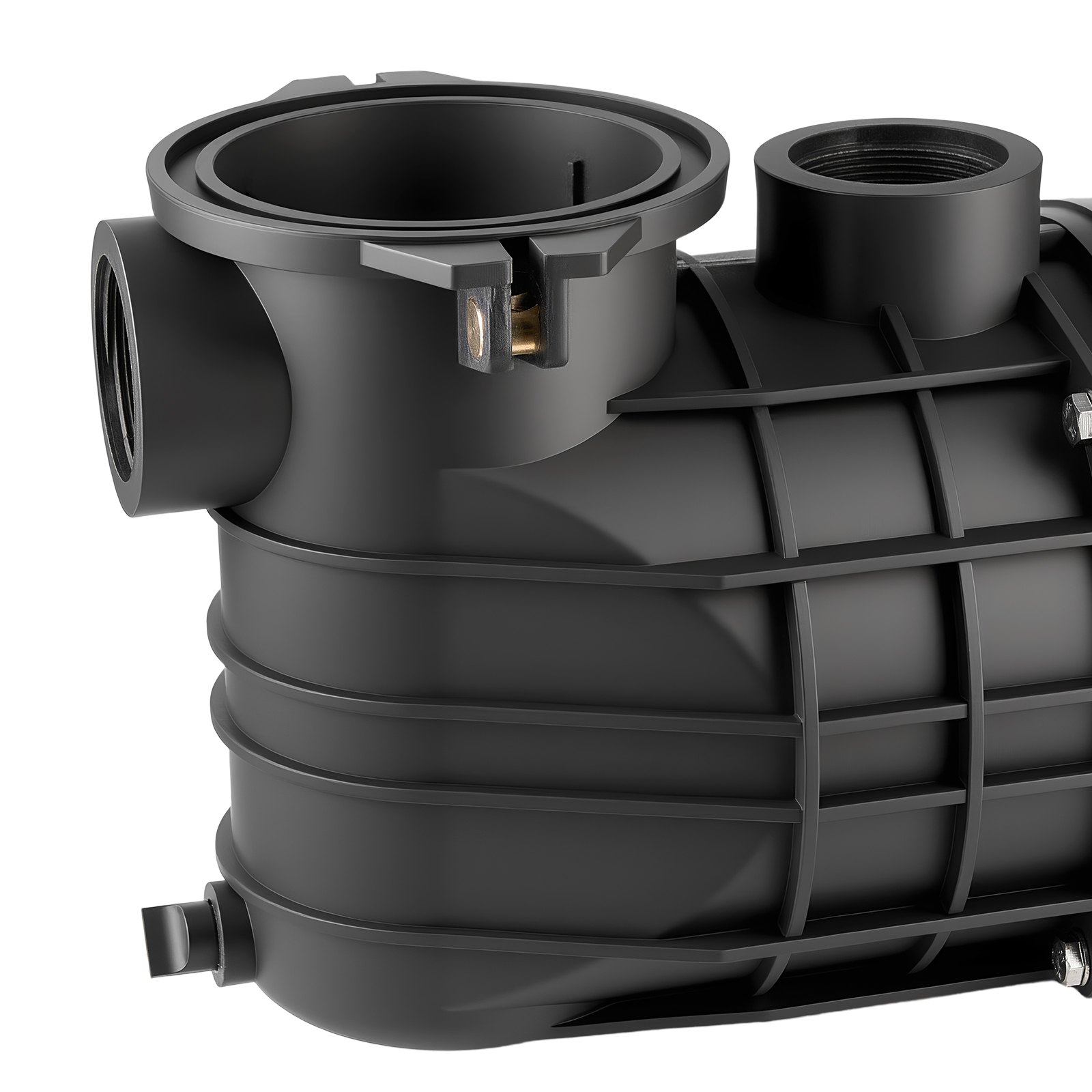 VEVOR zwembadpomp 3 kW, filterpomp met een maximale doorstroomsnelheid van 35.000 l/u, eentraps zwembadpomp met 2860 tpm, maximale opvoerhoogte van 19 m, met 24-uurs timer en filtermand, voor bovengrondse en ingegraven zwembaden en spa's.