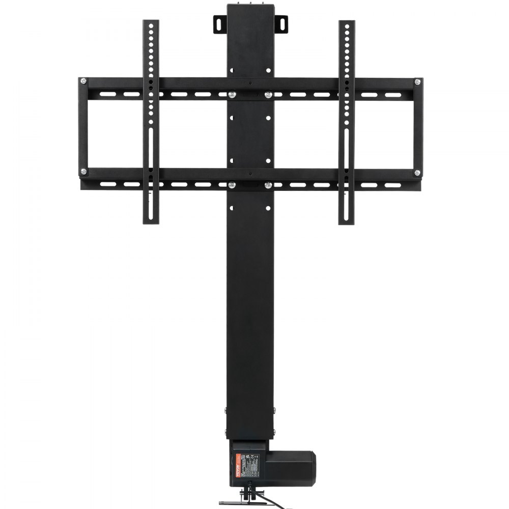 VEVR TV-standaard voor LCD LED plasma-tv's, automatische tv-standaard, tv-lift, tv-liftbevestiging Hoogte van 107,4 tot 187,2 cm, in hoogte verstelbaar en stabiel Max. 60 kg