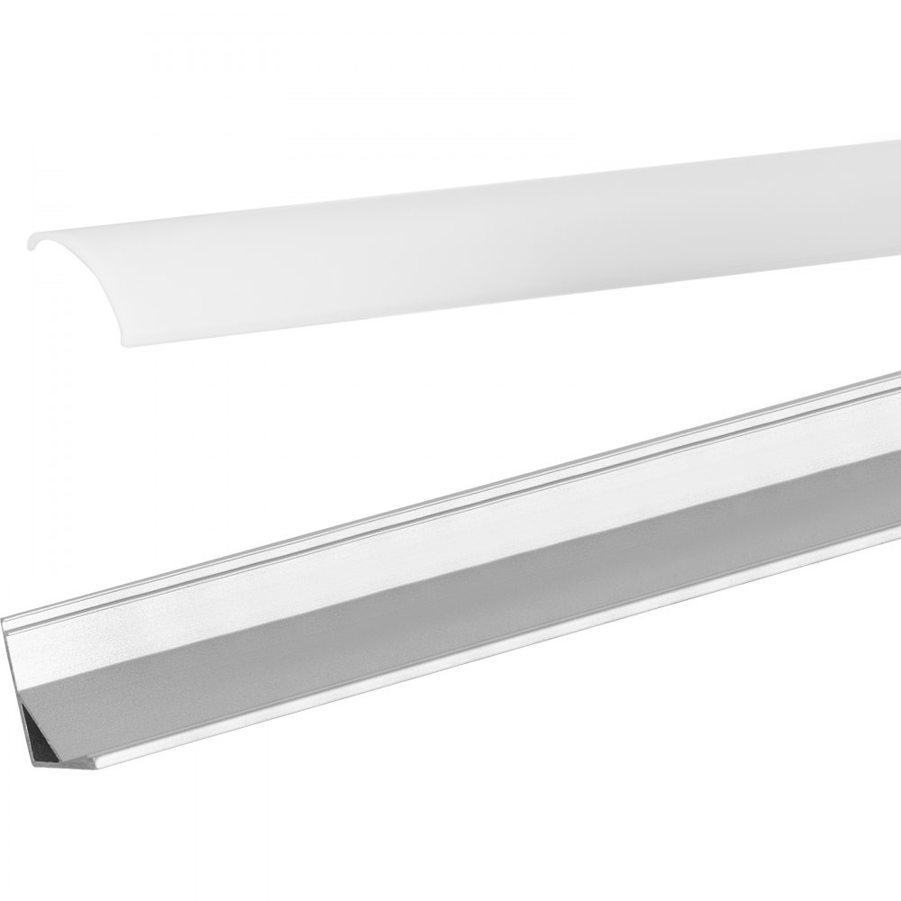 Vevor Led Aluminium Kanaal Led Aluminium Profiel 20 Stuks Led Strip Kanaal 1 M