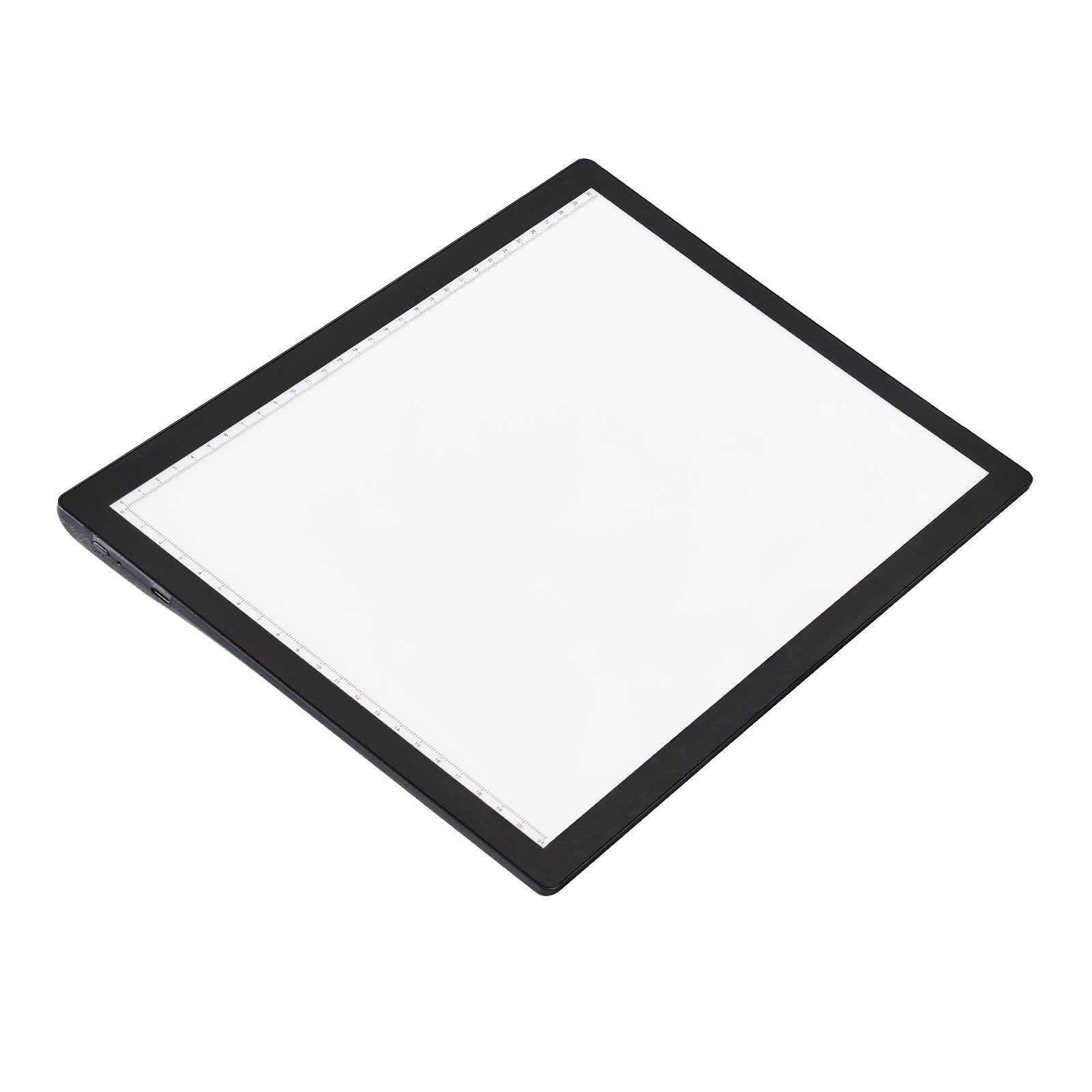 VEVOR A4 LED-lichtpad met 5 dimbare helderheidsniveaus, oplaadbaar lichtbord voor traceren, lichtbak voor diamantschilderen, animatieschetsen en tekenen (zwart)