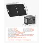 VEVOR Portable Power Station with 100W Solar Panel, 600W Solar Generator Power Station, 493Wh LiFePO4 Battery Backup with 7 Output Ports for Home Emergency, Outdoor Camping, RV Travel