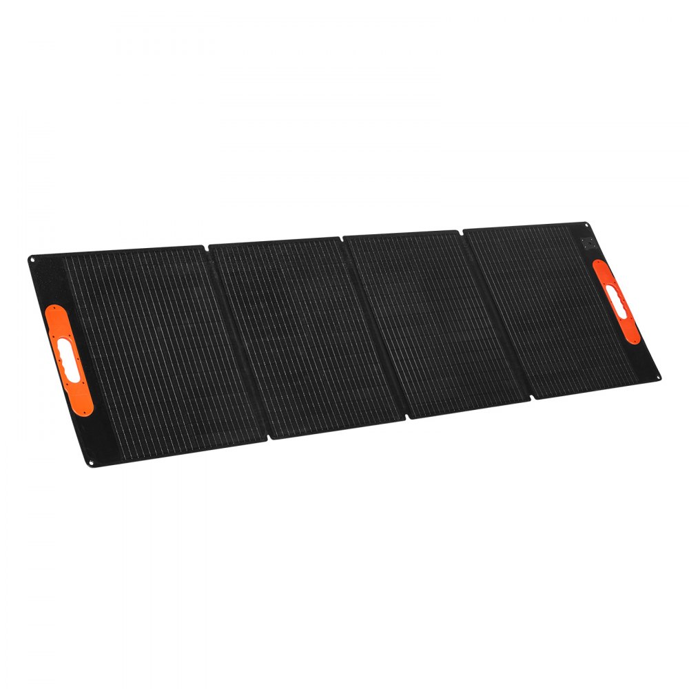 VEVOR draagbaar stroomstation met 2 x 200W zonnepanelen, 3000W zonnegenerator, 3072Wh LiFePO4-accu en 13 uitgangen, ideaal voor noodgevallen thuis, kamperen en reizen met de camper.