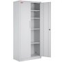 VEVOR 5-laags archiefkast met 2 magnetische deuren, 90,72 kg draagvermogen per plank, afsluitbare opbergkast, metalen ladekast voor kantoor, thuis, enz. Wit