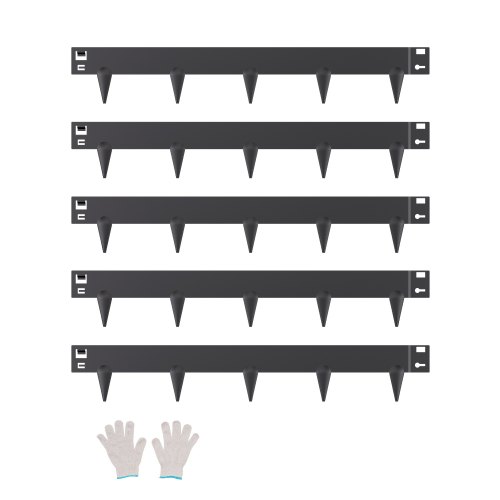 VEVOR gazonrandset van 5, metalen bloemperkrand, 990 x 156 x 1,5 mm