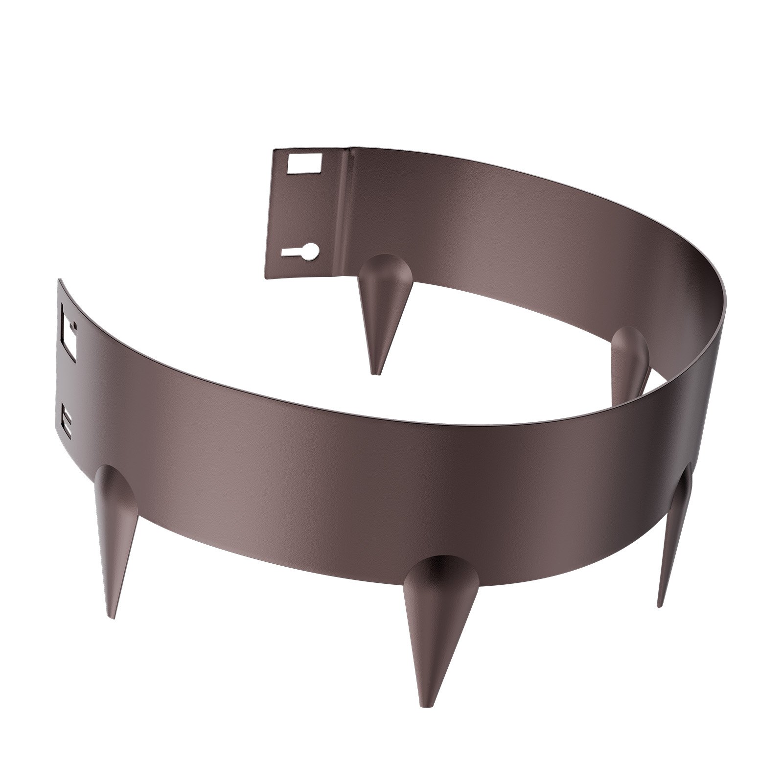 VEVOR Gazonrand, 5-delige set, 990x181x1,5 mm, Bedrand, Flexibele Bedrand, Tuinrand, Robuuste Tuinafscheiding, Eenvoudig te installeren, Afscheiding voor Bloemperken, Tuinpaden, Bruin